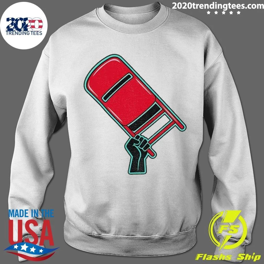 Rebellious Raised Fist Chair Protest Shirt
