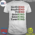 Relationship Advice Funny Slogan Girlfriend Boyfriend Friend Drinking Shirt