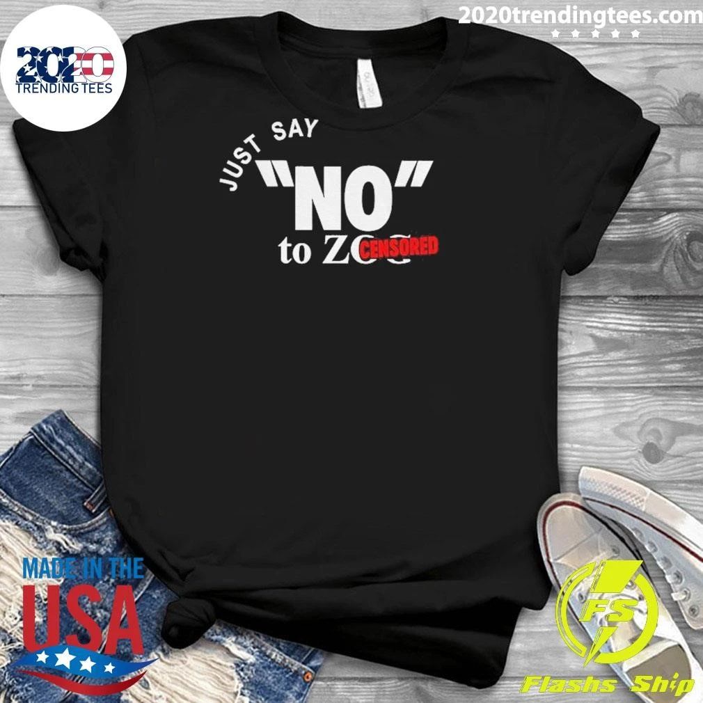 Randy Weaver Just Say No to Censored Zero Shirt