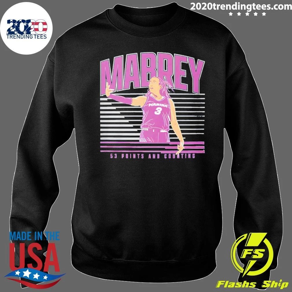 The 53-Point and Counting Marina Mabrey Game Shirt