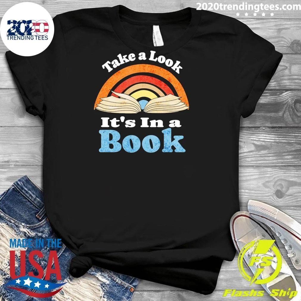 Reading Rainbow Take A Look It’s In A Book Vintage Shirt