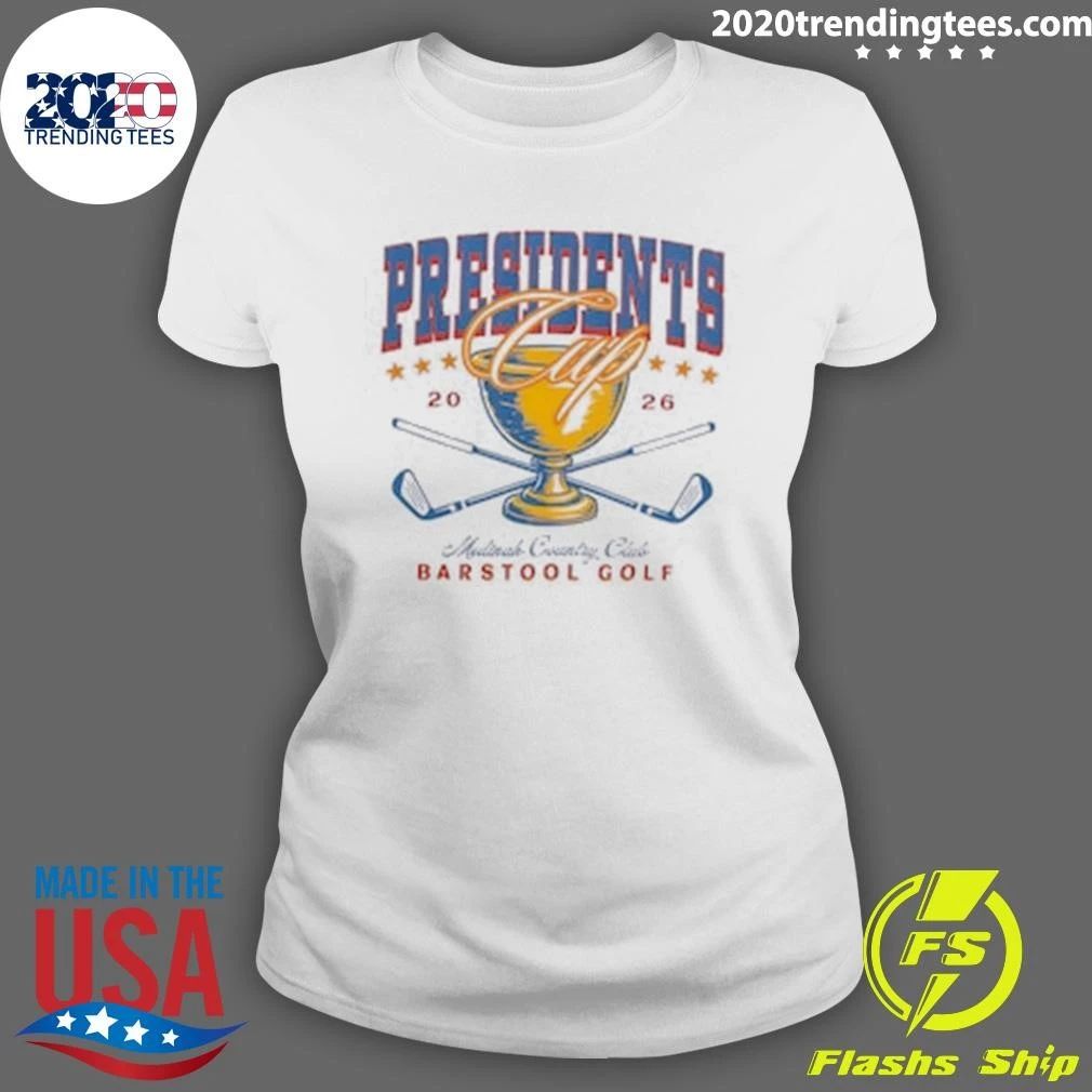 Barstool Golf 2026 Presidents Cup Trophy Shirt