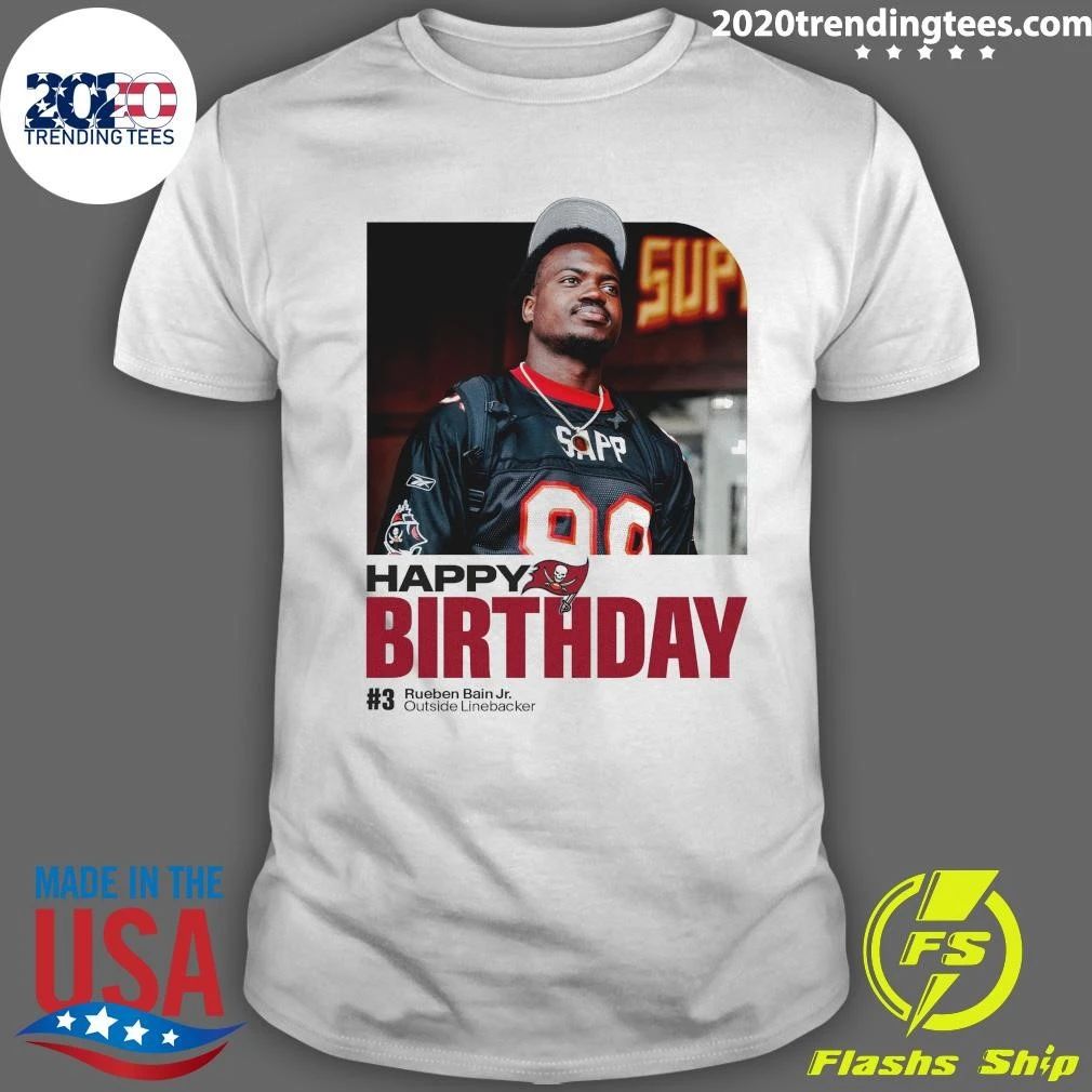 Happy Birthday Rueben Jr. Butside Baiebacker Shirt