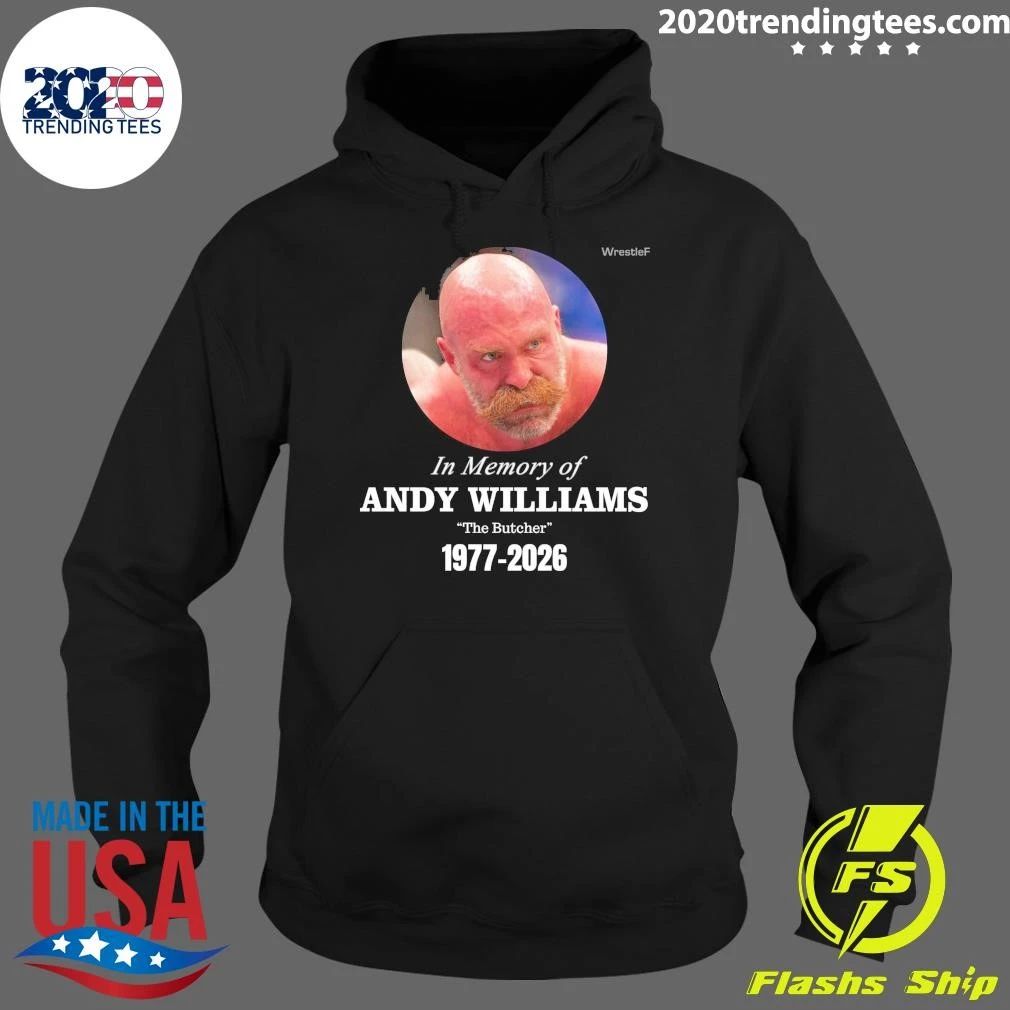 In Memory Of Andy Williams The Butcher 1977-2026 Shirt
