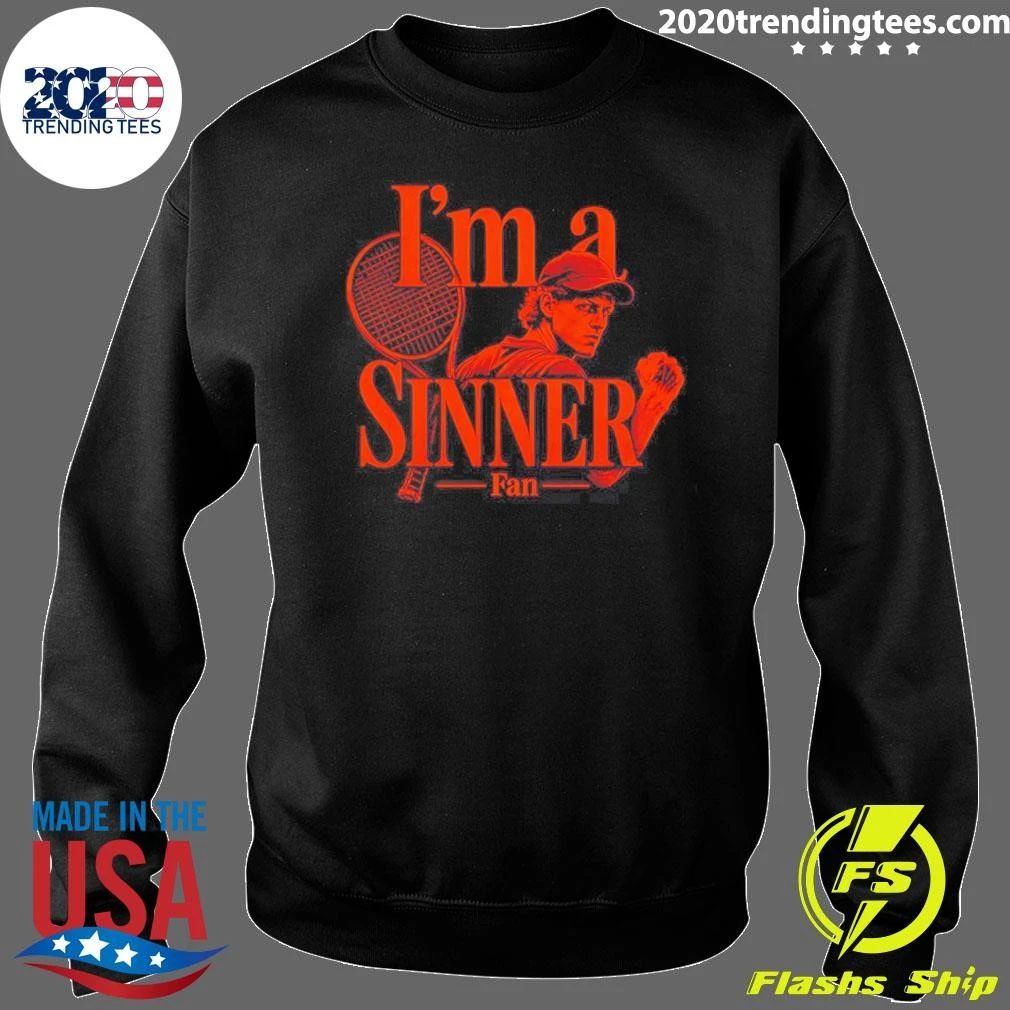 Jannik Sinner I’m A Sinner Fan Tennis Player Shirt