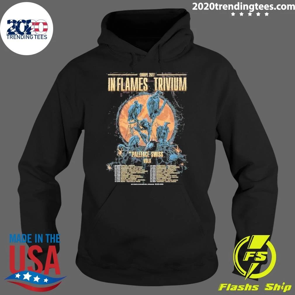 Trivium x In Flames EU Tour 2027 Tour Shirt