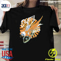 Death From Above Skeleton Riding Bald Eagle Shirt