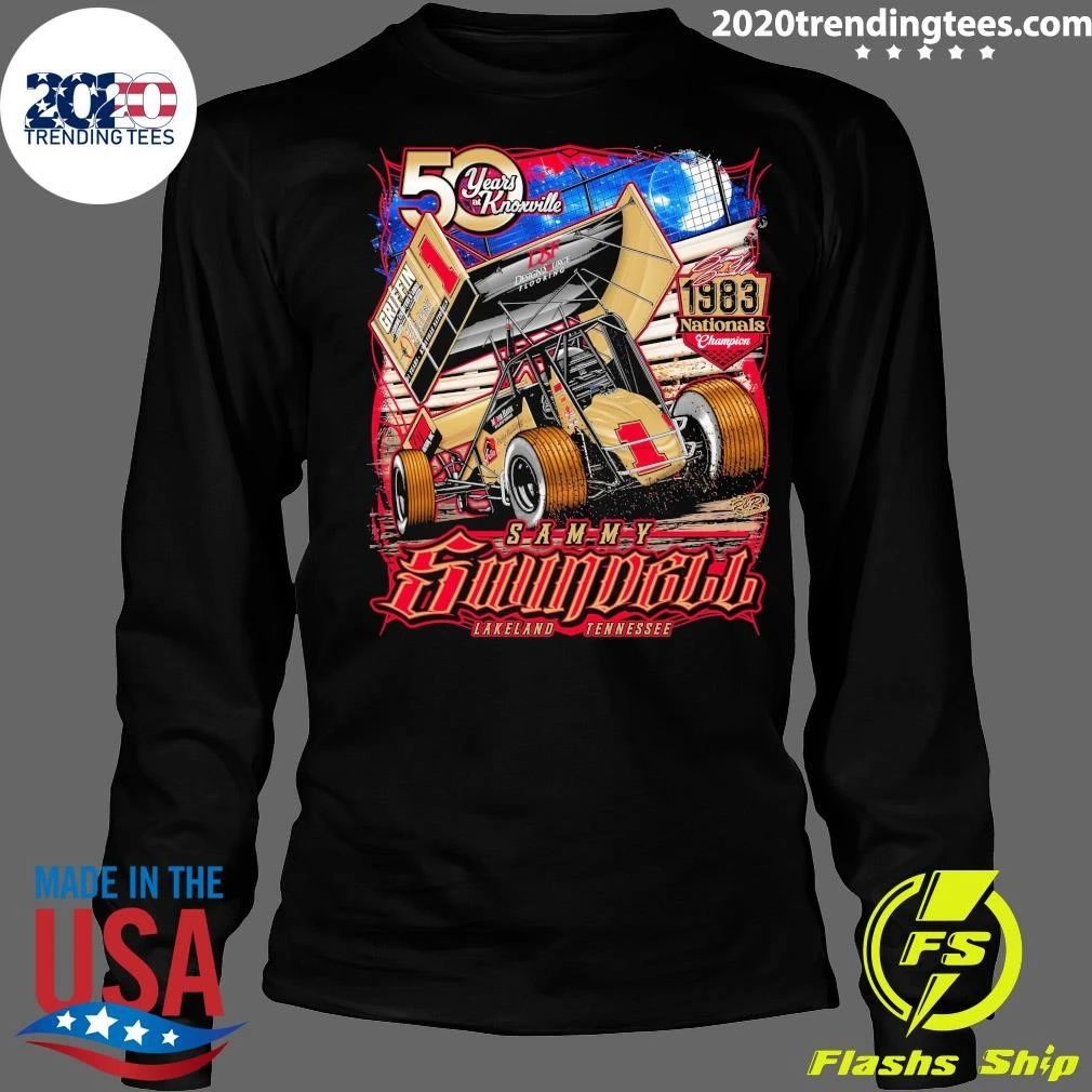 50 Years at Knoxville Sprint Car Sammy Swindell in Knoxville Knoxville Nationals of 1983 Native Shirt