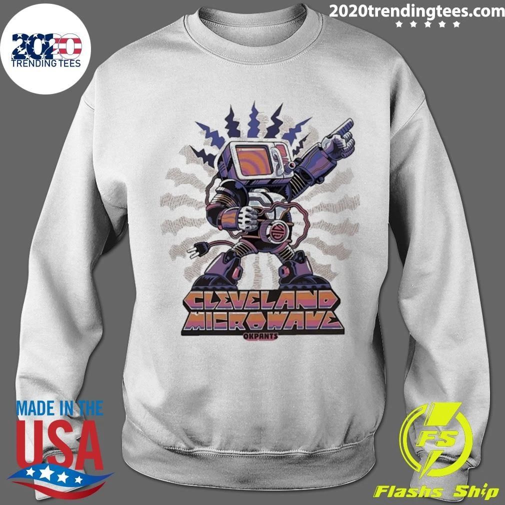Cleveland Microwave Okpants Robot Graphic Shirt
