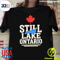 Still Lake Ontario Canada Map Shirt