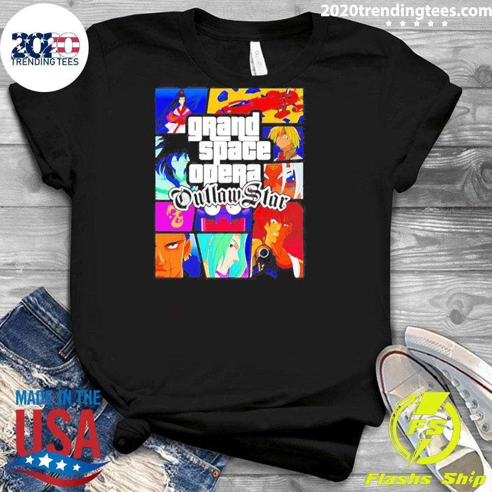 Grand Space Opera Outlaw Star Gta Shirt