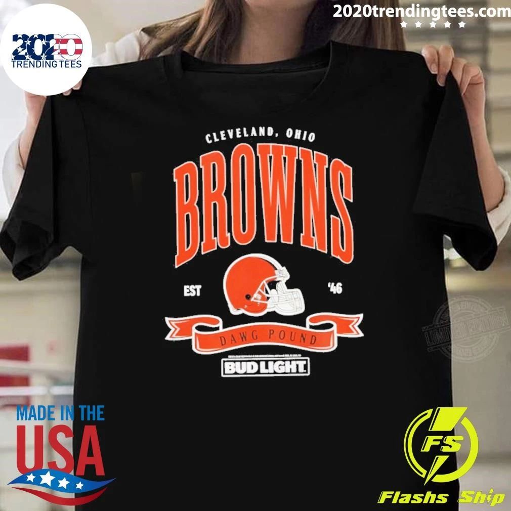 Cleveland Browns Bud Light ’46 Dawg Pund Shirt