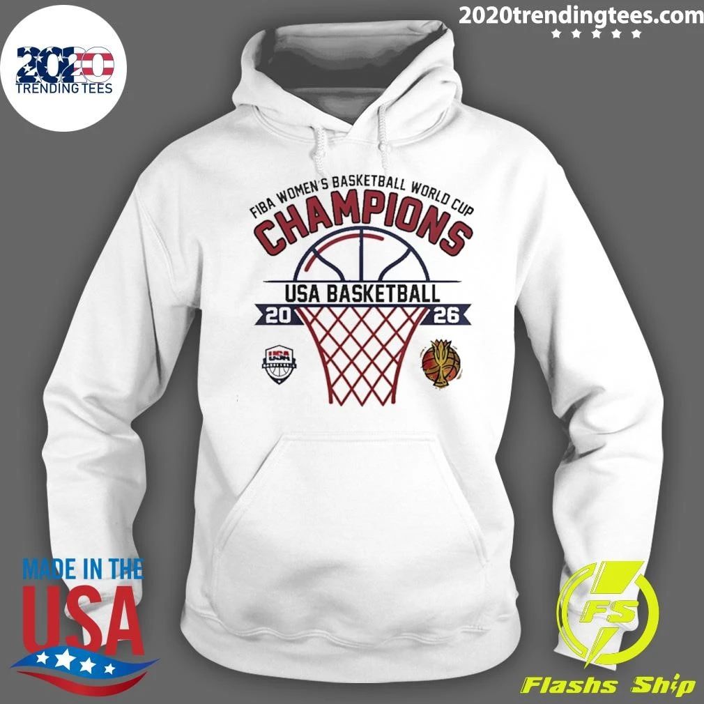 Usa Basketball Fiba Women’s Basketball World Cup Champions 2026 Shirt