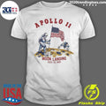 Apollo 11 Moon Landing Astronaut Flag July 20 1969 Neil Armstrong Artemis 11 Space X Nasa Shirt