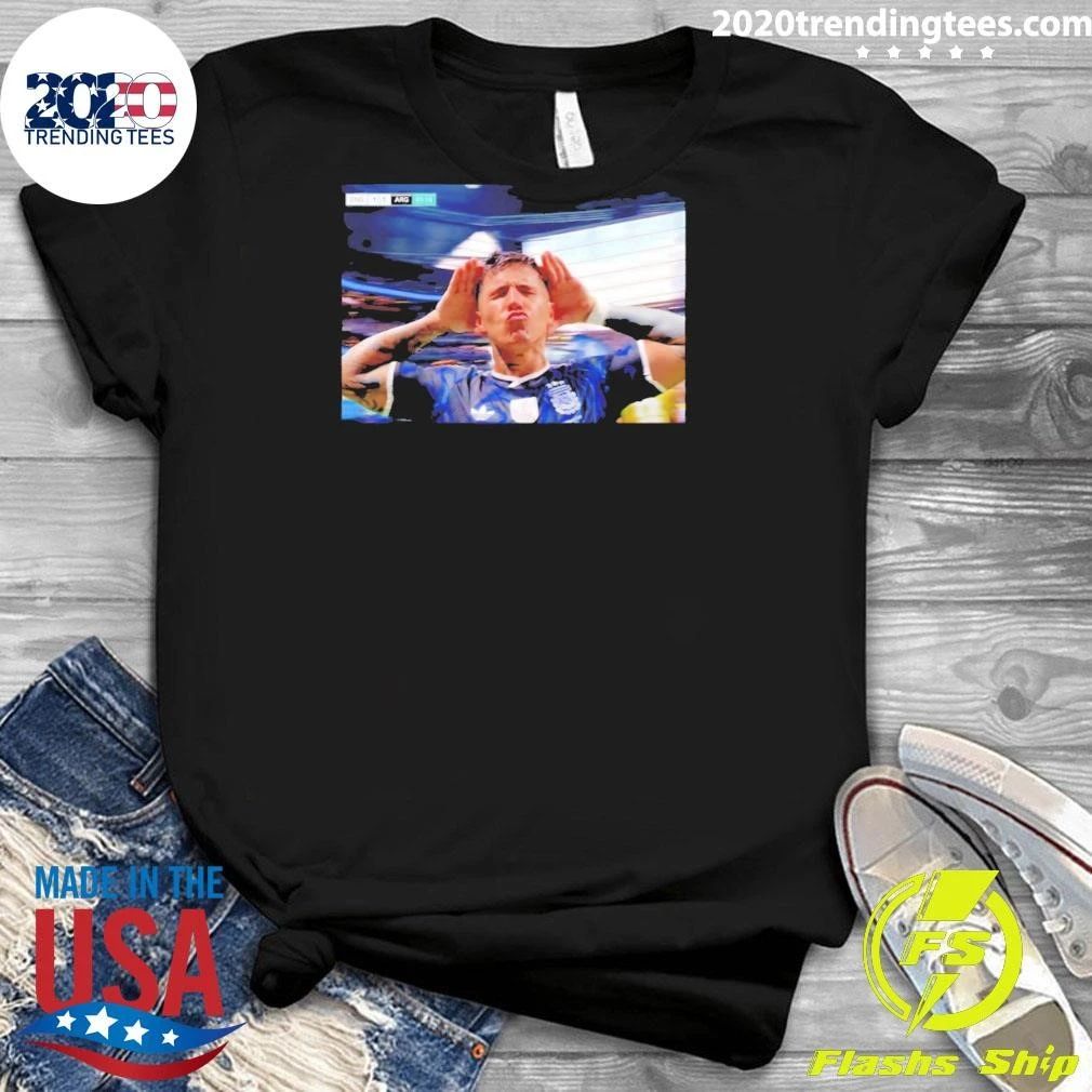 Enzo Fernández Argentina Soccer World Cup 2026 England 1 1 Argentina shirt