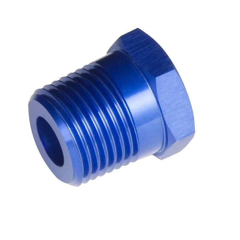Redhorse Performance 912-08-04-1 NPT Male to NPT Female Reducer Pipe Bushing, 1/2″ to 1/4″, Blue