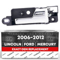 T1A Interior Rear Passenger Door Handle Replacement – Compatible with 2006-2012 Ford Fusion; 06-11 Mercury Milan; 06-12 Lincoln MKZ – All Chrome, Plastic – OEM BE5Z5422600A, BE5Z5422600C, 81703 – Rear Passenger Handle