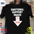 Emotional Support Snake Caution He Spirs Shirt