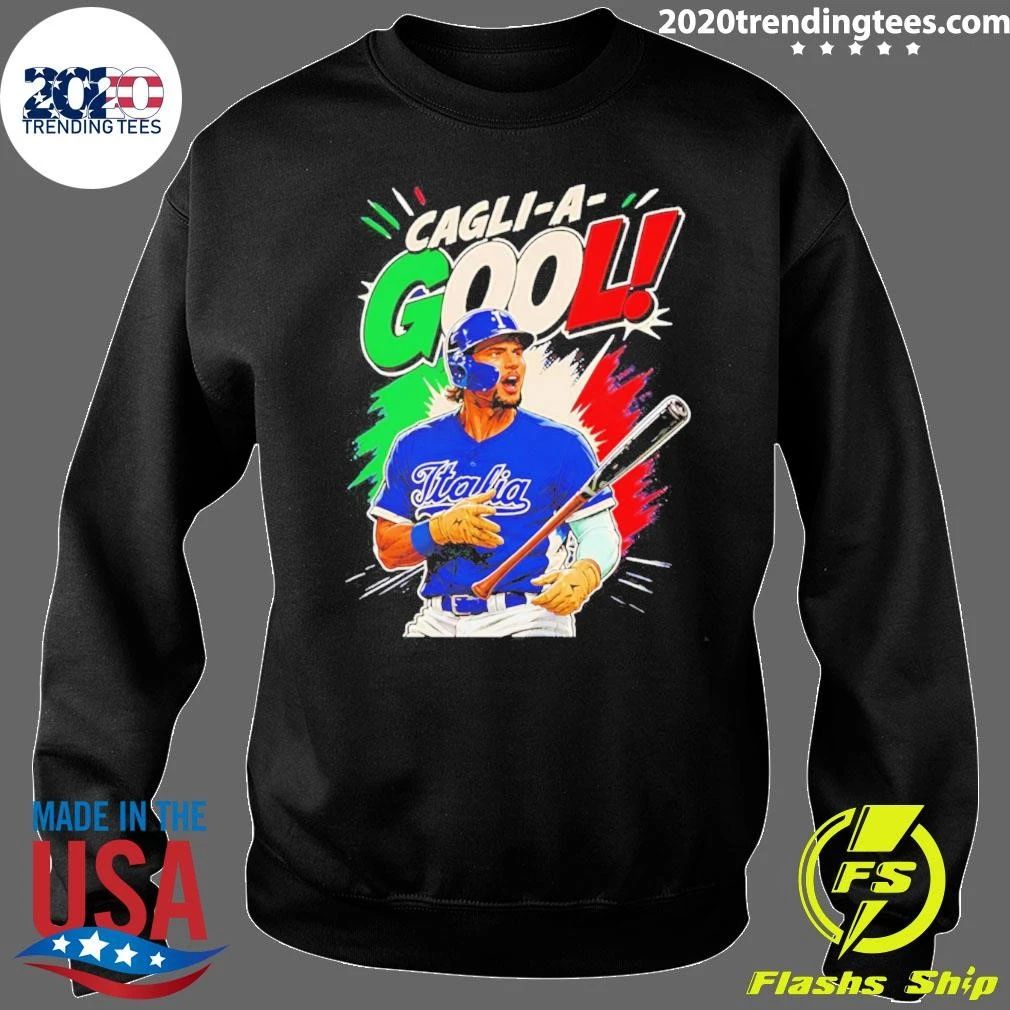 Cagli-a-gool Italia Baseball Player Shirt