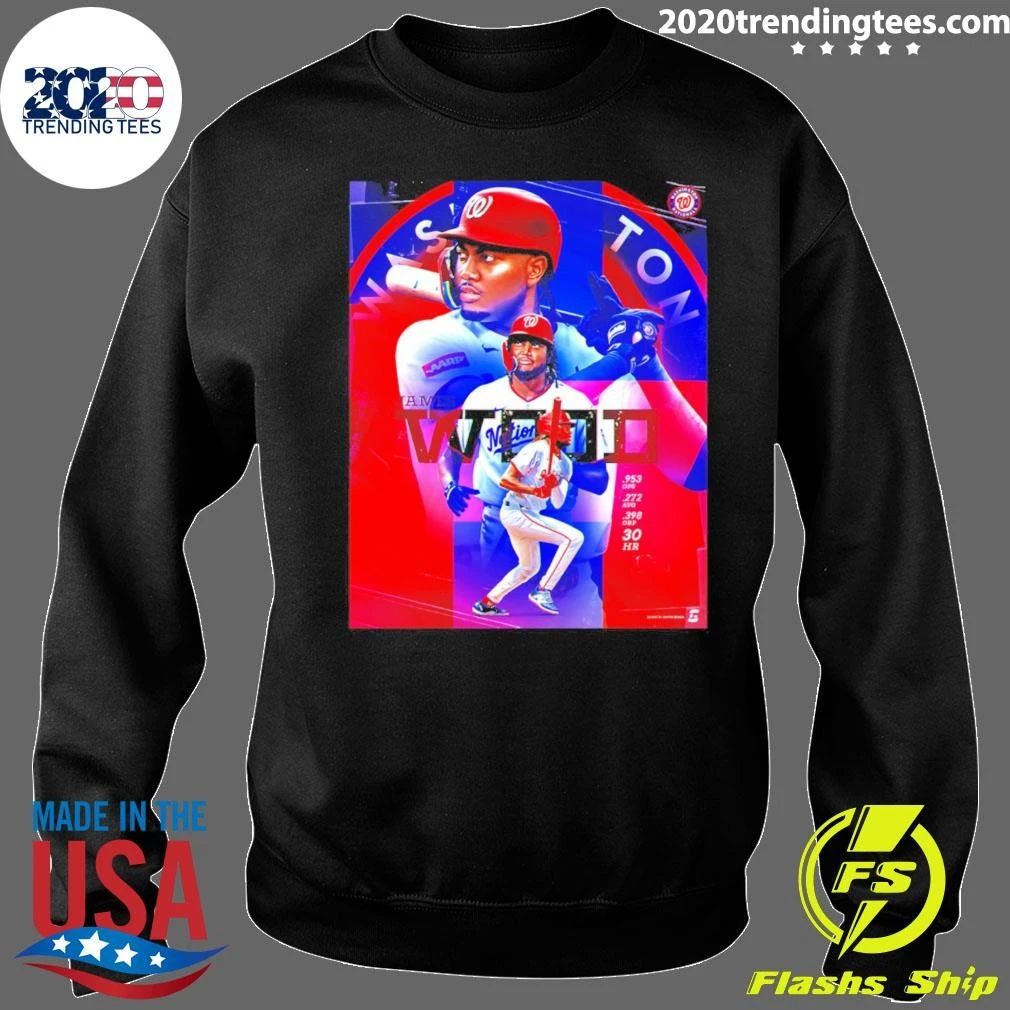 James Wood Washington Nationals Collage Poster Shirt