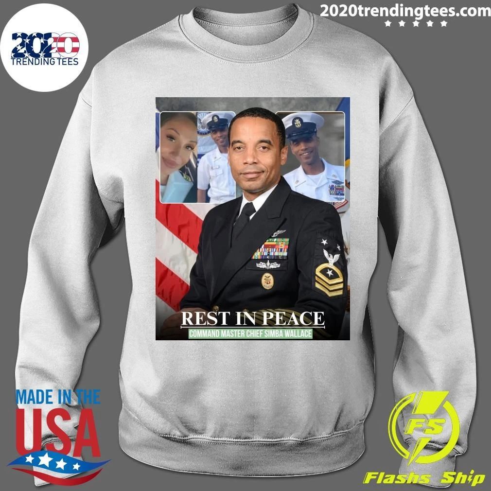 Rest In Peace Command Master Chief Simba Wallace Shirt