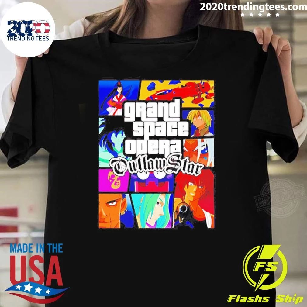 Grand Space Opera Outlaw Star Gta Shirt