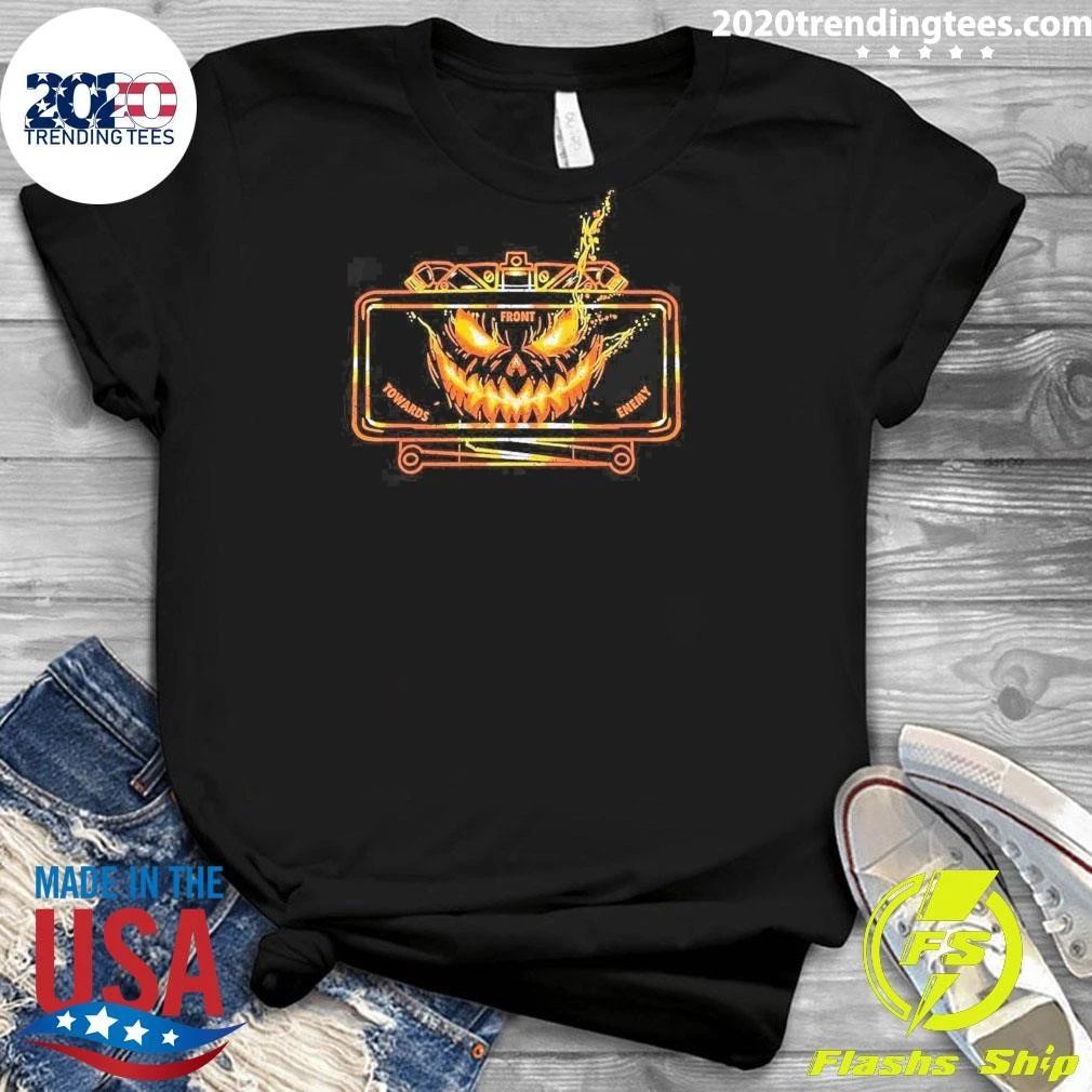 Front Towards Enemy Pumpkin Jack O Lantern Shirt