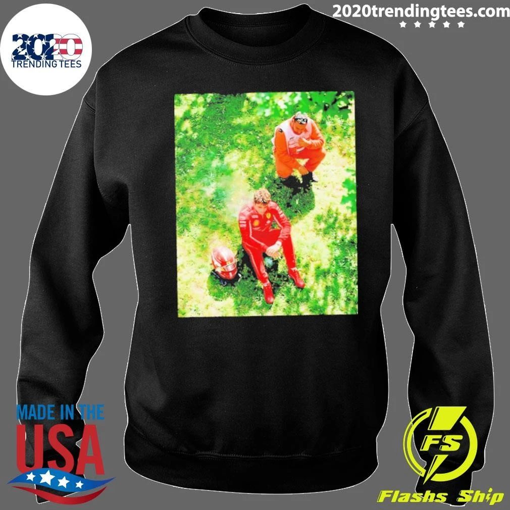 Monza Gp Charles Leclerc Crash Photo Shirt