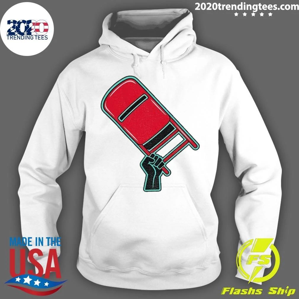Rebellious Raised Fist Chair Protest Shirt