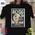 Acdc Band Notre Dame Stadium Pwr Up Tour 2026 Shirt