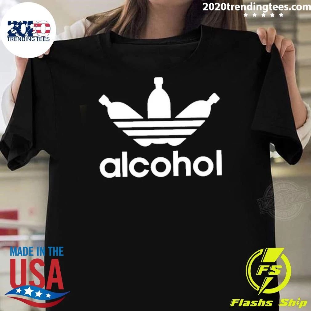 Alcohol Funny Parody Logo Drinking Shirt