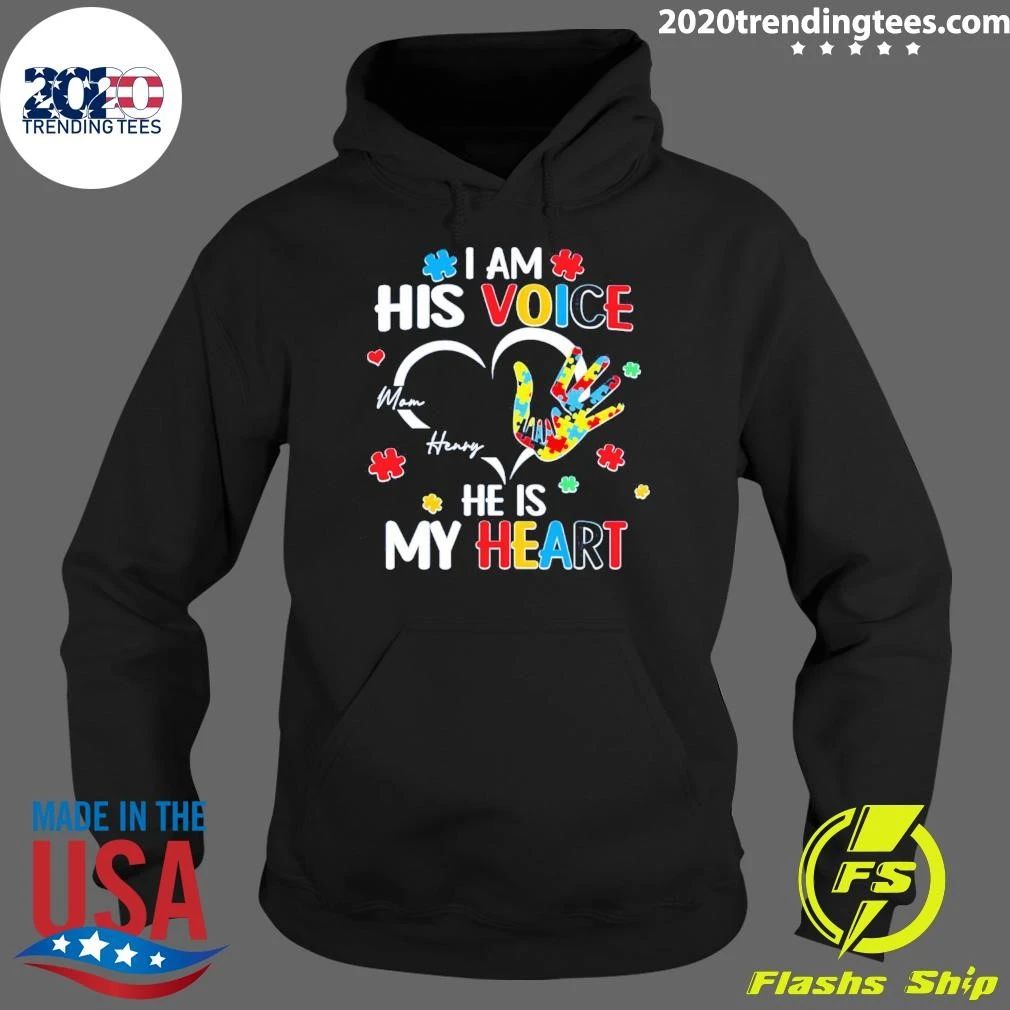 I Am His Voice He Is My Heart Shirt