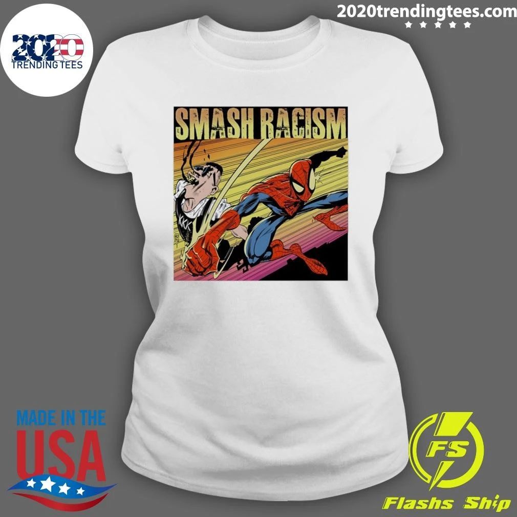 Smash Racism Spidey 1 Jake Lang 0 Comic Shirt