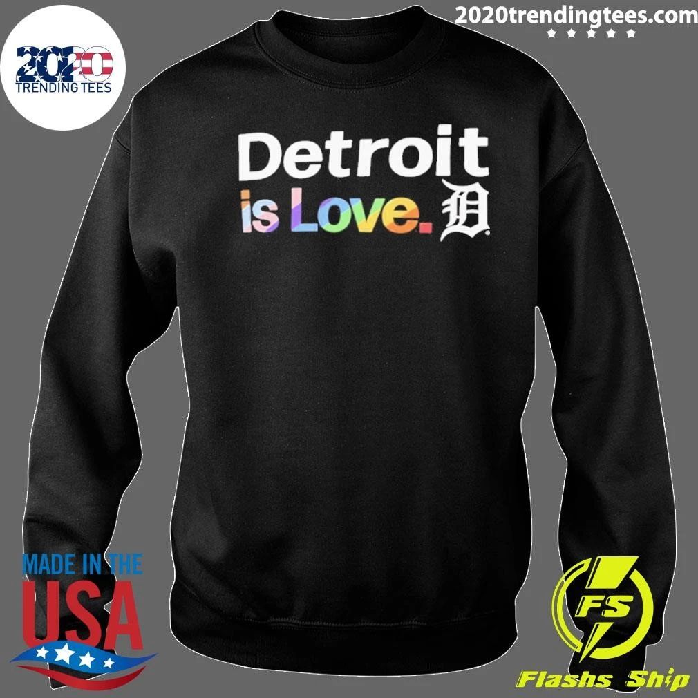 Detroit Tigers City Is Love Pride Shirt