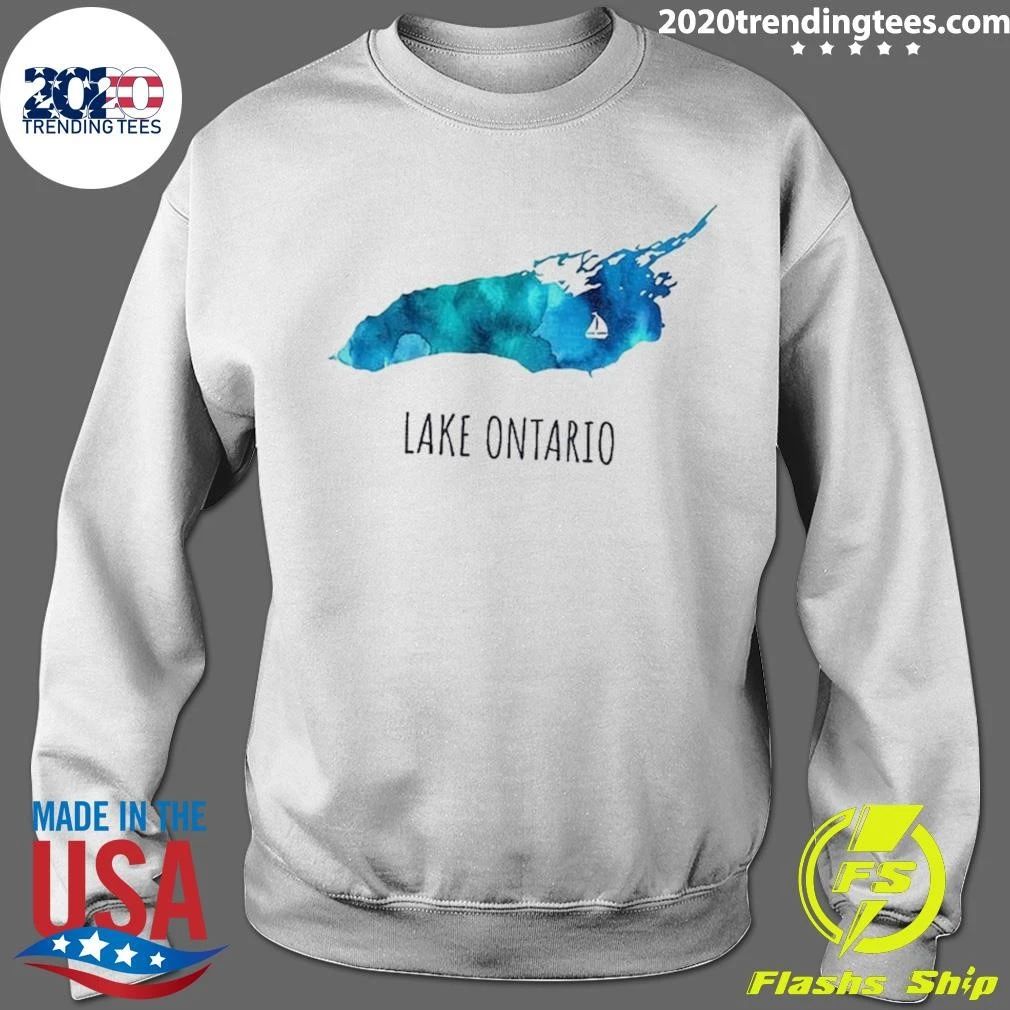 Lake Ontario Canada Map Shirt