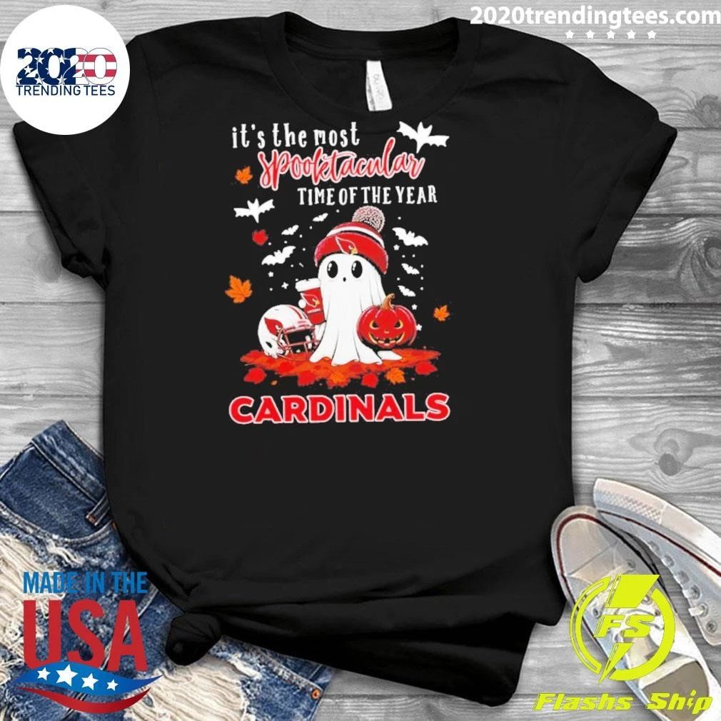 Ghost Halloween 2026 Arizona Cardinals It’s The Most Spooktacular Time Of The Year Shirt