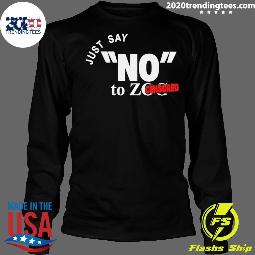 Randy Weaver Just Say No to Censored Zero Shirt