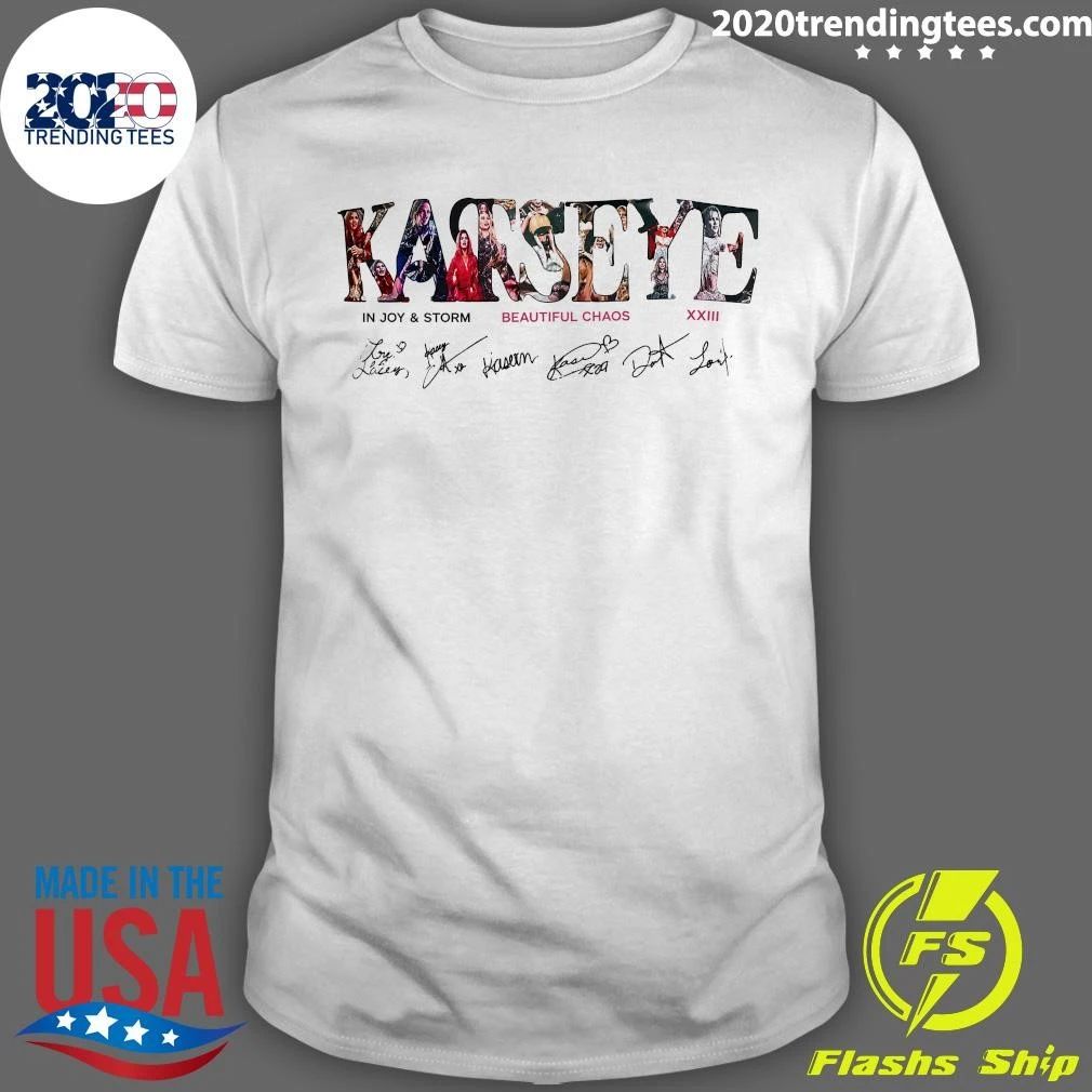 Katseye In Joy and Storm Beautiful Chaos XXIII Signature Vintage Shirt