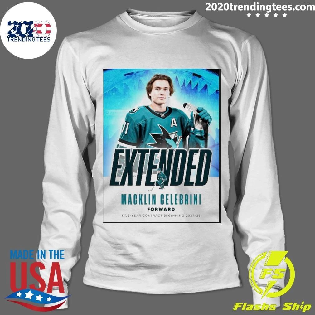 Extended Macklin Celebrini Forward Shirt