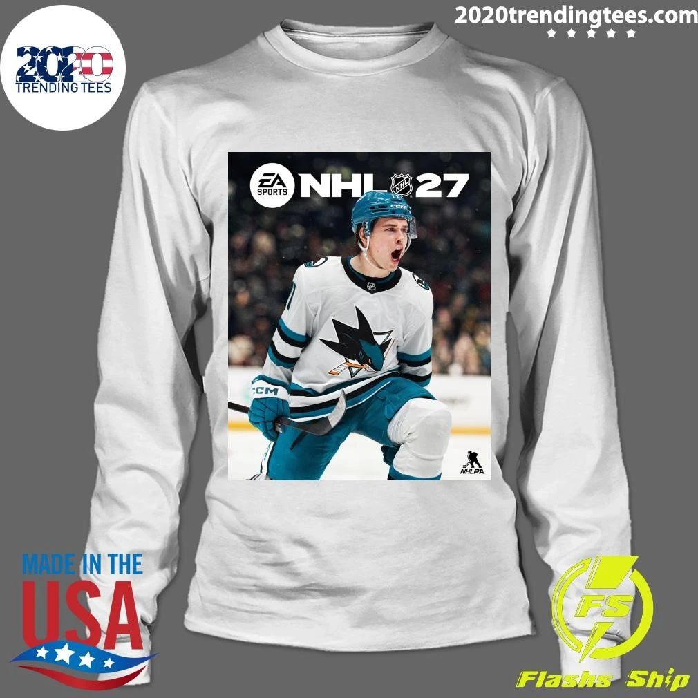 Macklin Celebrini NHL 27 Cover Athlete Shirt
