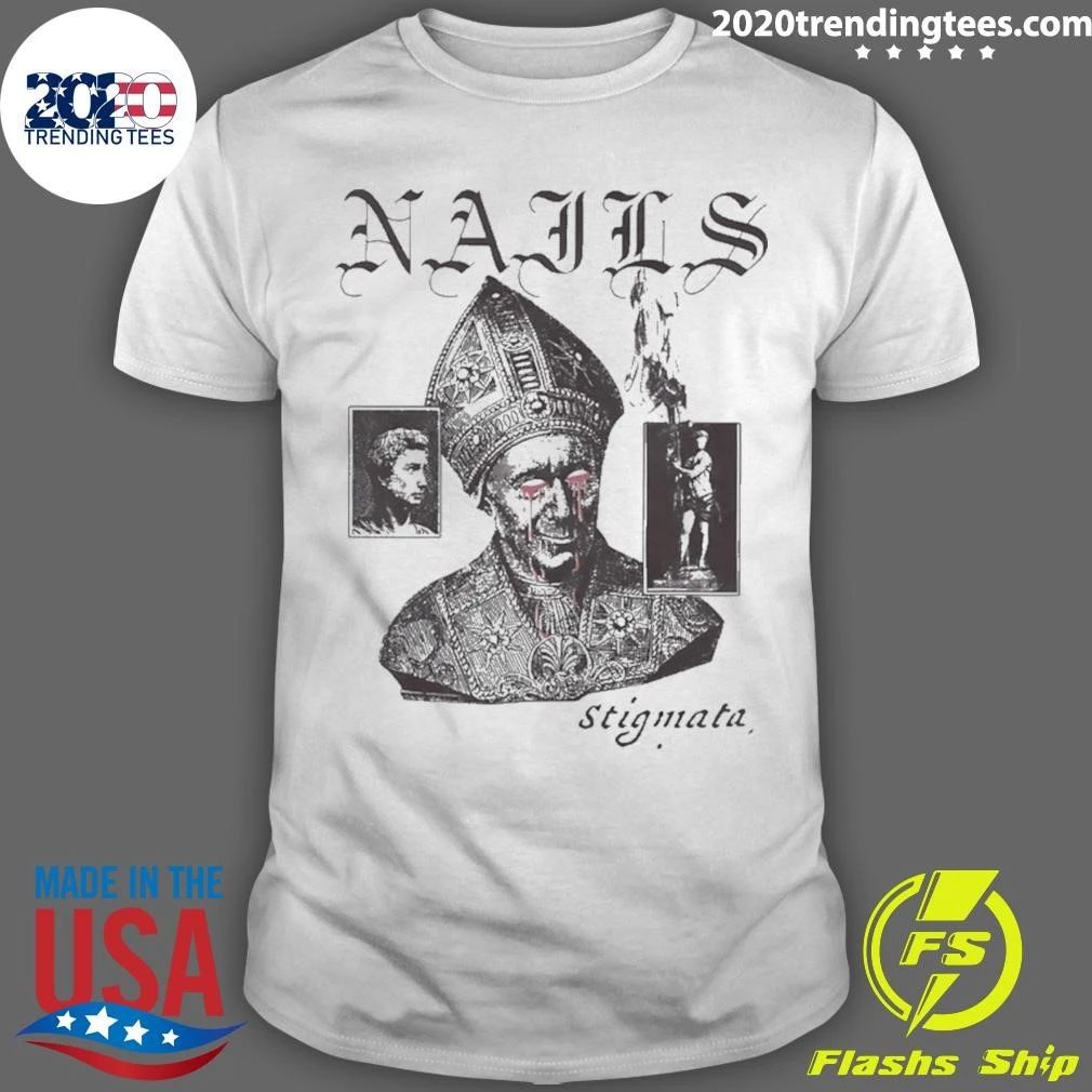 Nails Stigmata Hardcore Metal Band Shirt