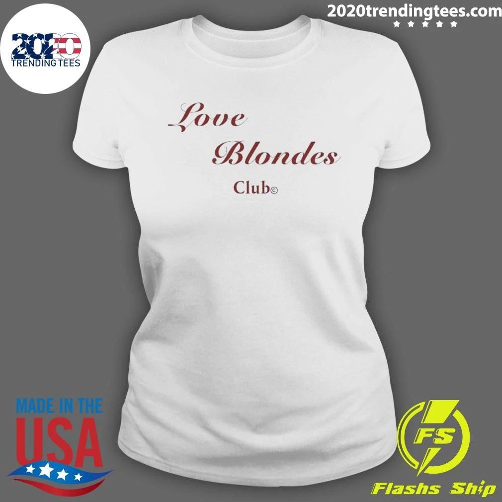 Love Blondes Club Beverie Blonde Shirt