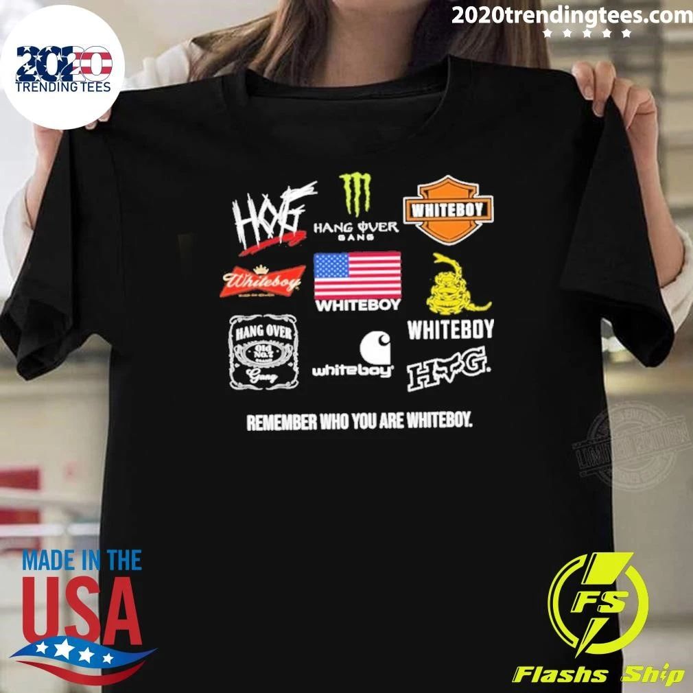 Remember Who You Are Whiteboy Logo Shirt