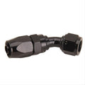 Fragola 224513-BL -16 to -12 Black Expander Pro-Flow Race Hose End 45 Degree
