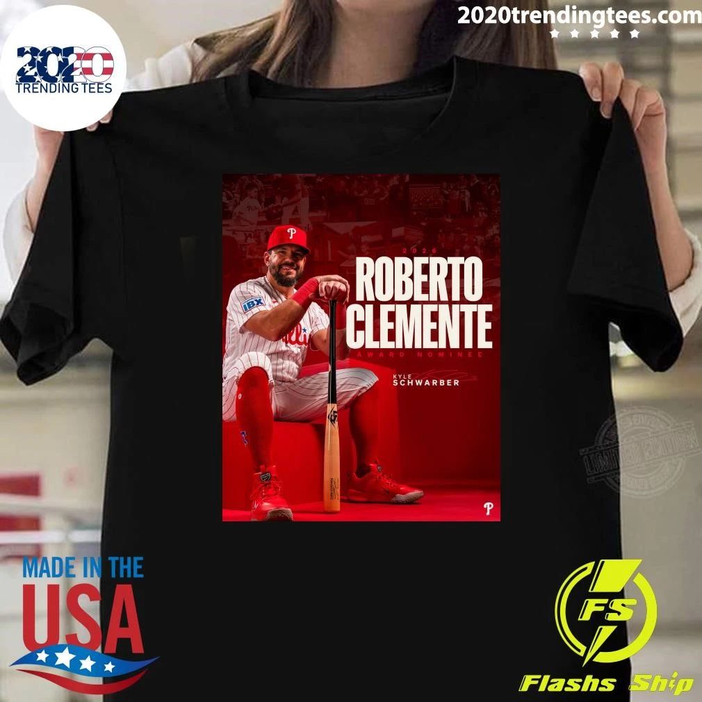 Kyle Schwarber 2026 Roberto Clemente Award Nominee Shirt