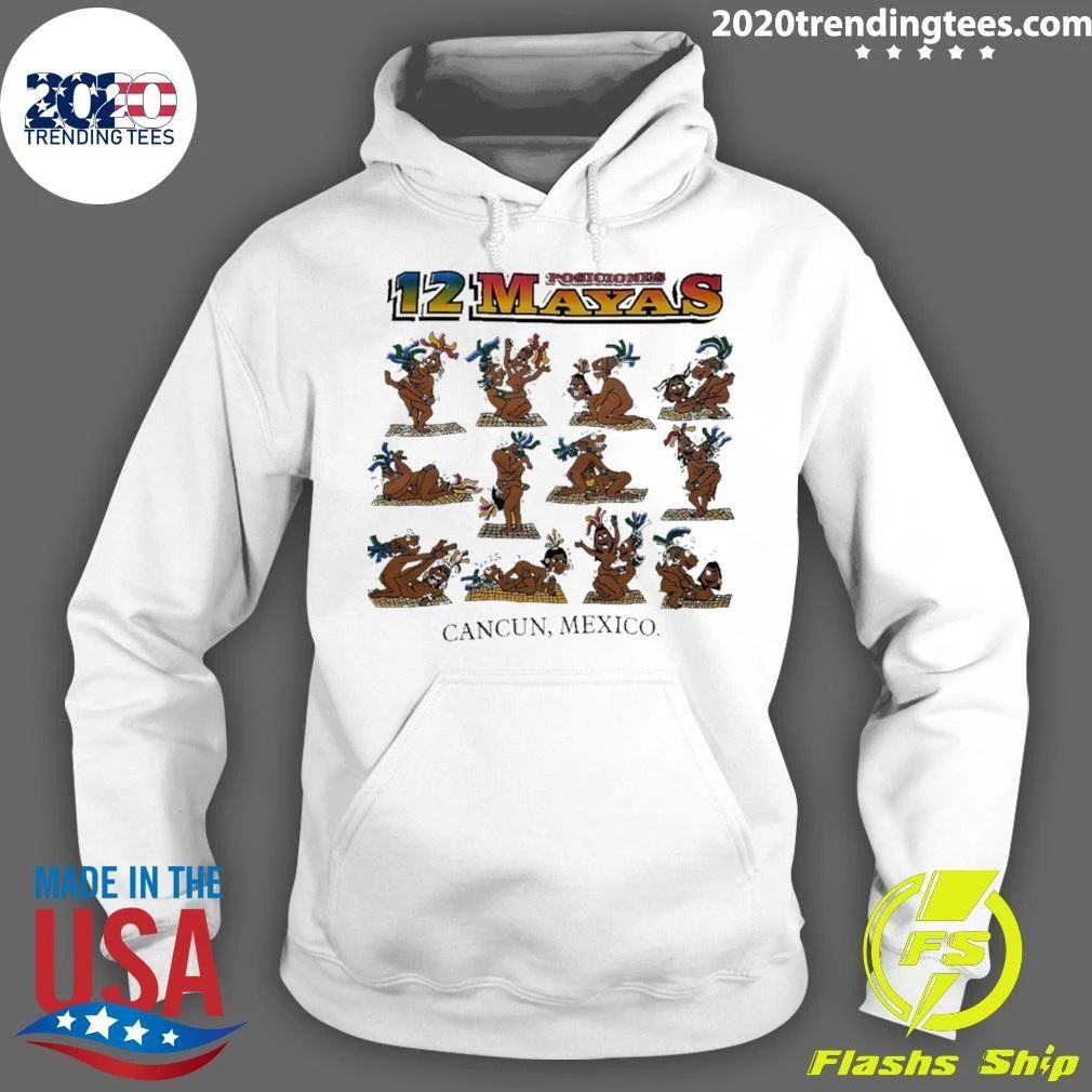 12 Posiciones Mayas Cancun Mexico Mayanl Shirt