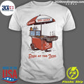 Dogs At The Turn Pocket Tee Shirt