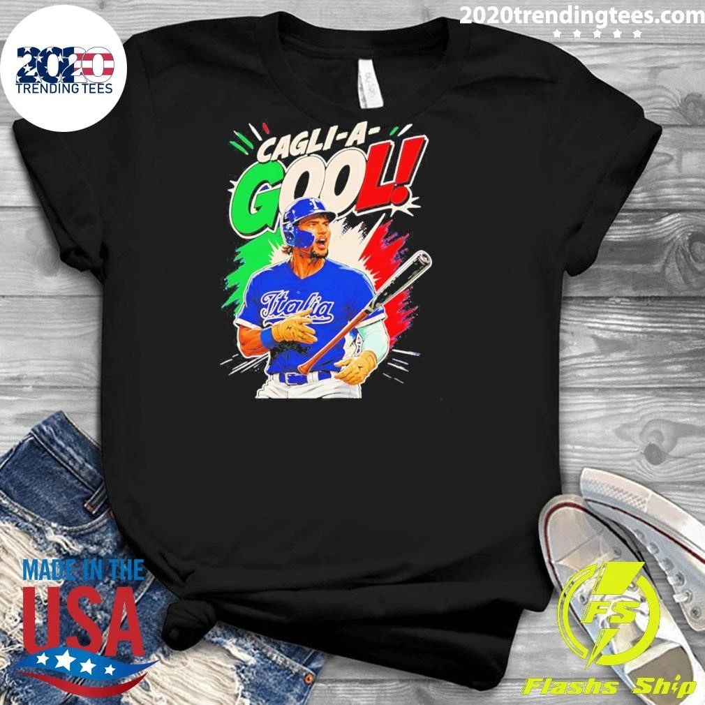 Cagli-a-gool Italia Baseball Player Shirt
