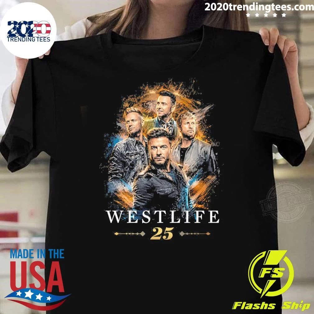 Westlife 25th Anniversary 2026 Tour Shirt
