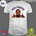 Magic Johnson Stay Positive Basketball Shirt